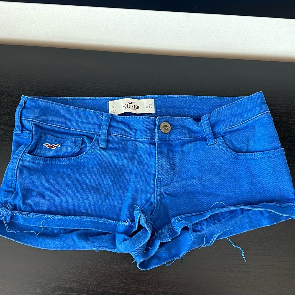 Blue Hollister shorts size 3
